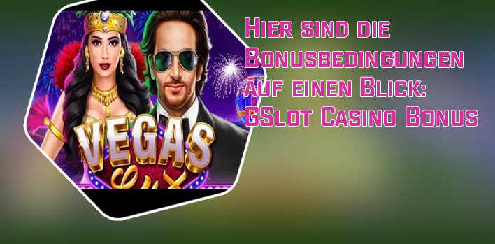 G slot bonus code